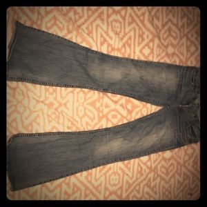 Silver Jeans flared pant legs